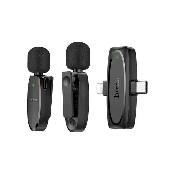 Hoco L15 Dual-Mic 2-in-1 Clip-on Wireless Digital Microphone Type C/iPhone