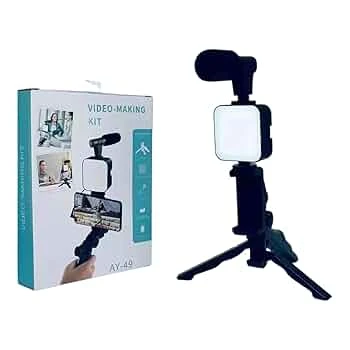 AY-49 Video Making Tripod Kit with Mic