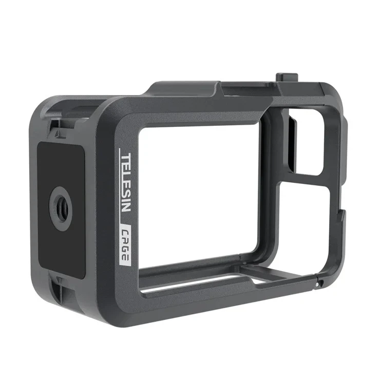 TELESIN Aluminum Camera Cage for DJI Osmo Action 3 and 4 (OA-FMS-004)